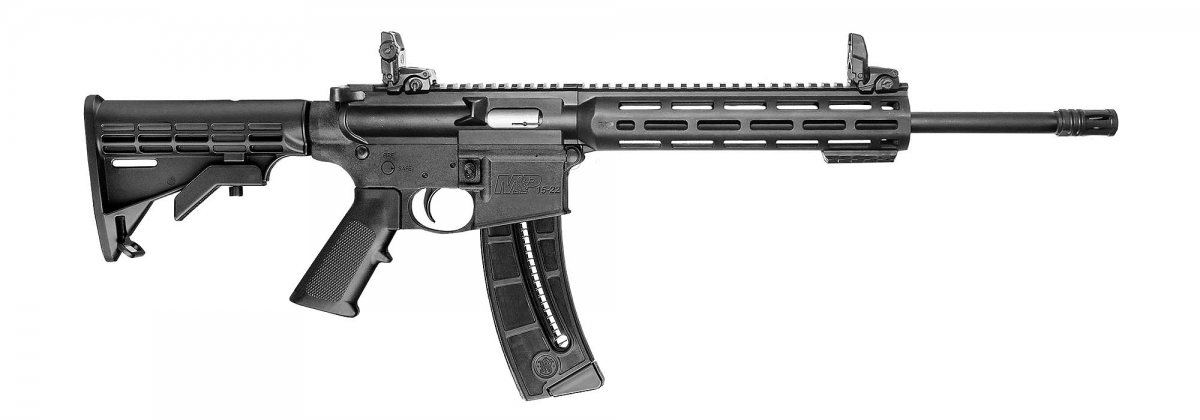 Smith & Wesson M&P 15-22 SPORT Rifle with Magpul MOE SL The standard look of the new generation of Smith & Wesson M&P 15-22 SPORT Rifles