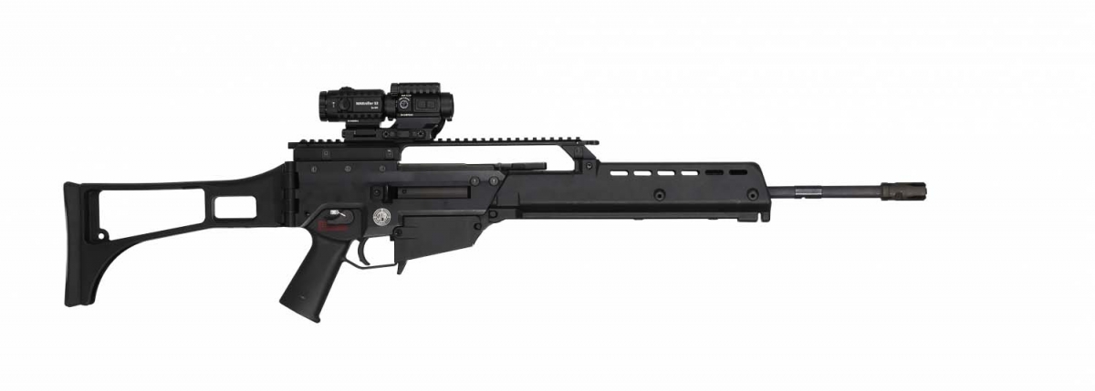 Steyr Arms G62 Upgrade Kit: finally a fix for the G36 assault rifle? Steyr Arms G62 5.56x45mm NATO assault rifle – right side