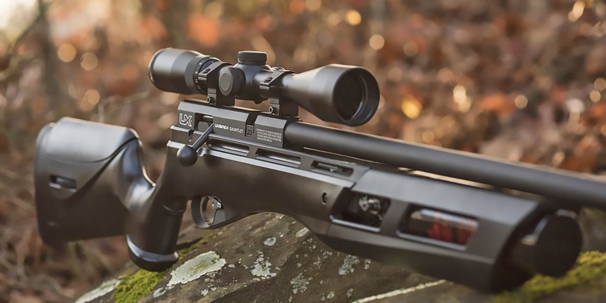 Umarex Gauntlet PCP rifle in .25/6.35mm caliber Fully moderated by its full-length shroud, the Umarex Gauntlet is incredibly quiet. Both stealthy backyard target shooters and serious hunters benefit from its ability to provide rapid, near-silent, full-power follow-up shots on demand.