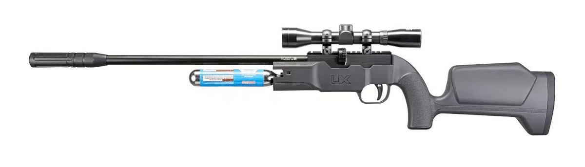 Umarex introduces the new Komplete NCR nitrogen cartridge pellet rifle Umarex Komplete NCR air rifle – left side