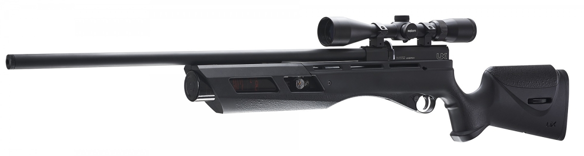Umarex Gauntlet, la nuova carabina PCP ad alta potenza The Umarex Gauntlet air rifle comes equipped with an 11mm dovetail for a scope (not included)