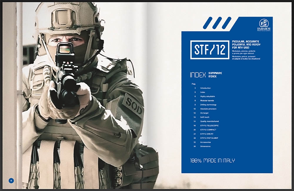 Fabarm STF/12: the all-Italian modular Combat Shotgun