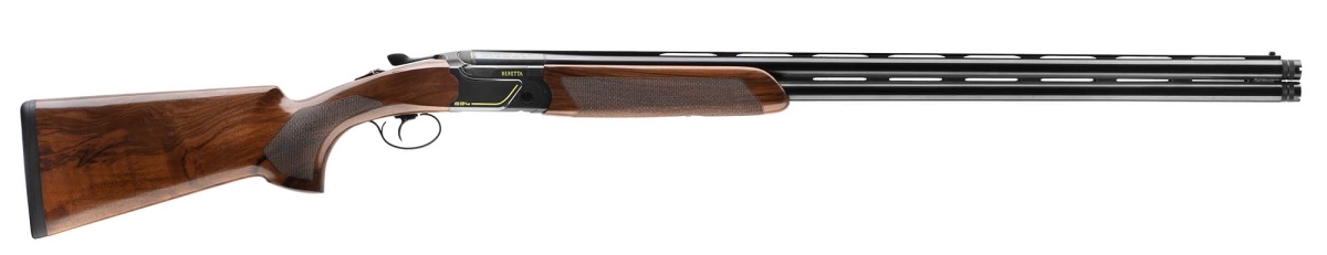 Beretta 694 Black DLC, a new high-end competition shotgun Beretta 694 Black DLC 12-gauge over-and-under shotgun – right side