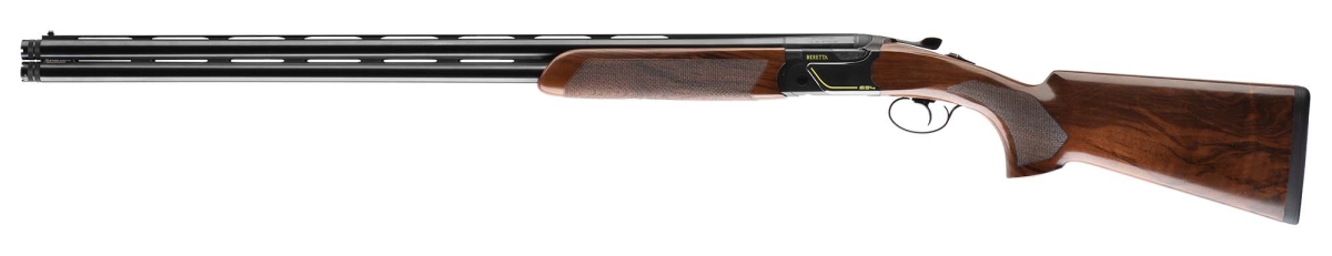 Beretta 694 Black DLC, a new high-end competition shotgun Beretta 694 Black DLC 12-gauge over-and-under shotgun – left side