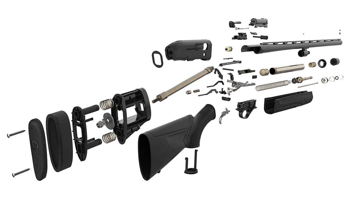 Beretta A300 Ultima calibro 20, ora disponibile in Italia Esploso del fucile semi-automatico Beretta A300 Ultima