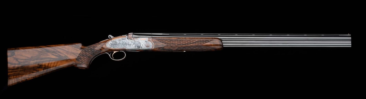 Beretta SO Sparviere Marco Polo shotgun, a tribute to a great Italian Beretta SO Sparviere Marco Polo over-under shotgun – right side