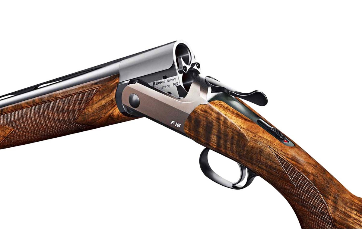 Blaser F16 Sporting and F16 Game Shotguns The Game version of the new Blaser F16 shotgun