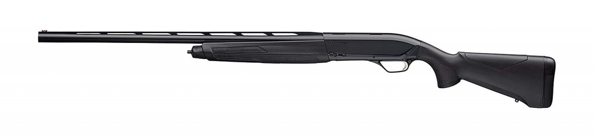 Browning introduces the Maxus 2 Composite Black hunting shotgun Browning Maxus 2 Composite Black 12 gauge semi-automatic hunting shotgun – left side