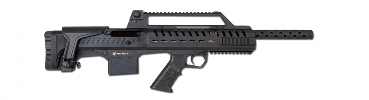 Derya Napoli N-100: the new bull-pup shotgun from Turkey The right side of the Derya Napoli N-100 shotgun