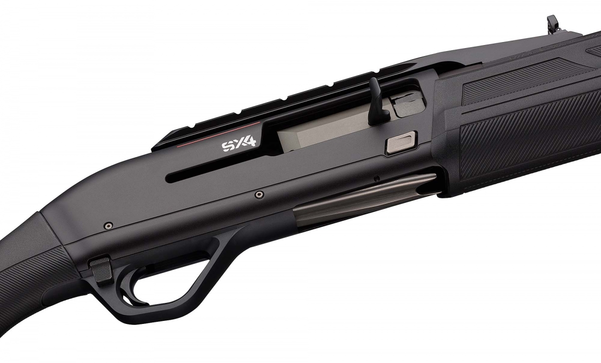 New for Fall 2018 from Winchester Repeating Arms is the 12 gauge Super X4 Cantilever Buck semi-automatic shotgun