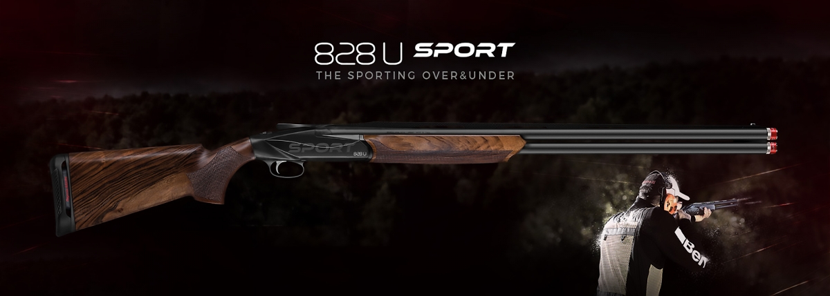Benelli 828U Sport over-and-under competition shotgun