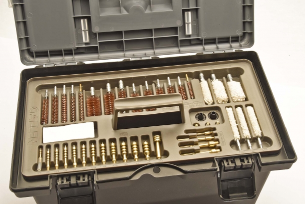 The second tray comes with a handle and acts as a lid for the box