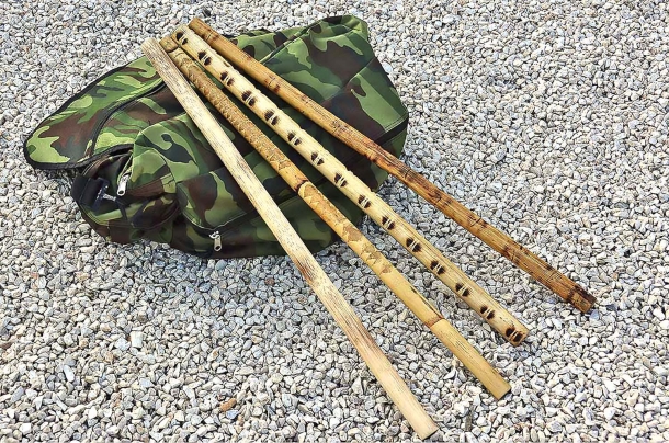 Bastoni da allenamento in Rattan, materiale vegetale che unisce leggerezza, resistenza e flessibilità 