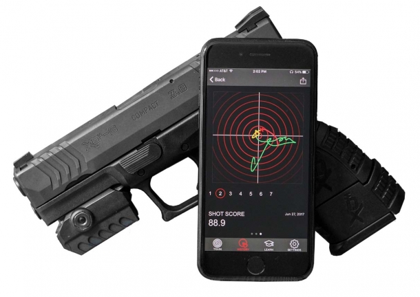 MantisX training system – the best just got better An example of how the MantisX detects the movements of the shooter's hands to identify the reason of possible misses