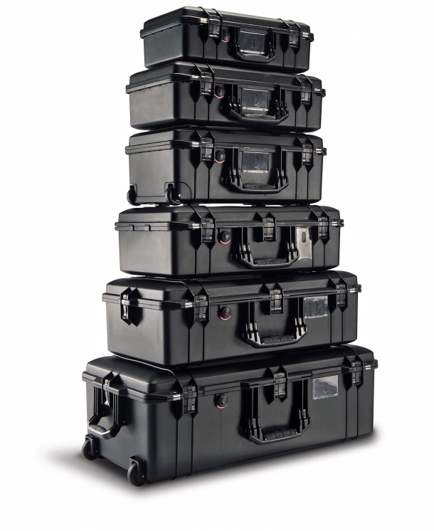 Valigie Peli Air 1555 e altro ancora: le nuove ultraleggere per tutti gli usi Le valigie Peli Air sono realizzate in resina HPX2