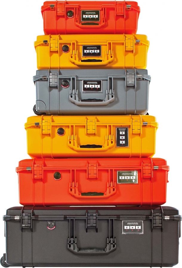 Valigie Peli Air 1555 e altro ancora: le nuove ultraleggere per tutti gli usi Le valigie Peli Air sono disponibili in differenti misure e colori