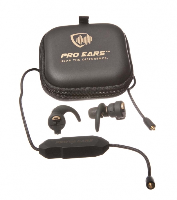 Pro Ears Stealth Elite Gli auricolari Pro Ears Stealth Elite vengono forniti in dotazione con un cordino con microfono Bluetooth per l'uso del telefono cellulare