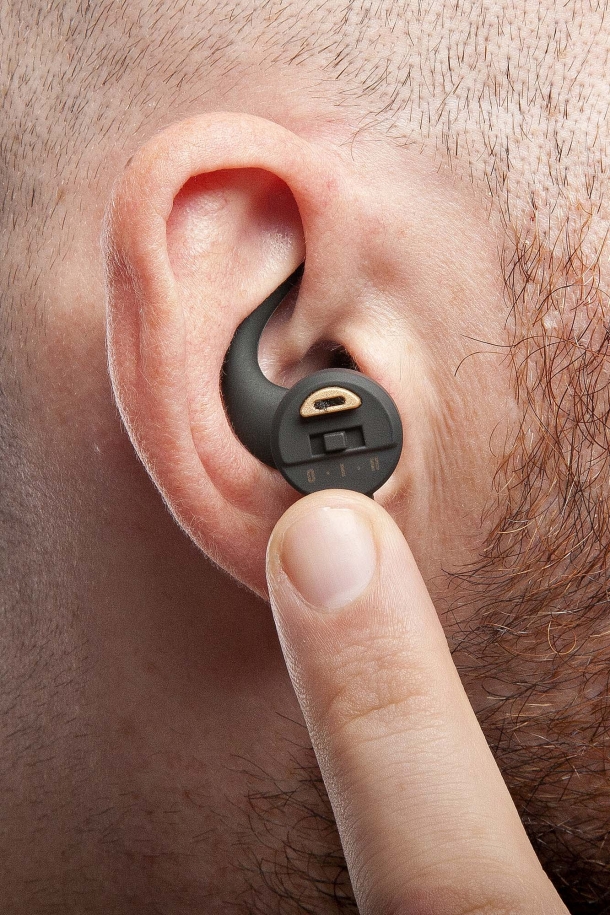 Pro Ears Stealth Elite Gli auricolari Pro Ears Stealth Elite sono compattissimi e si adattano facilmente a padiglioni auricolari di qualsiasi dimensione