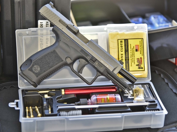 When out at the range, have your dedicated cleaning kit at hand