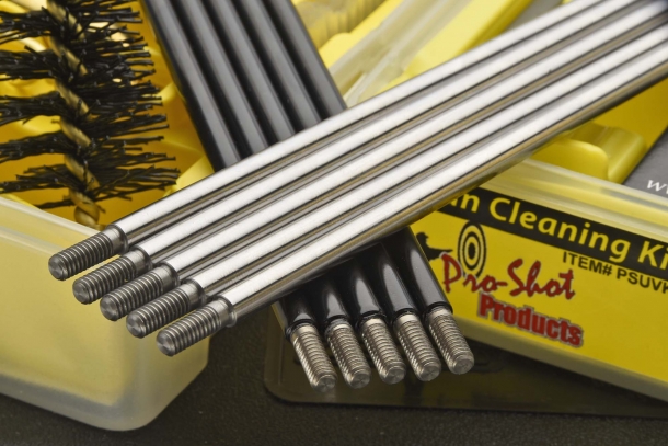 The rods are available in polished steel or coated
