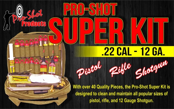 Pro-Shot Products Super Kit: everything you need to clean your guns! Pro-Shot Products Super Kit