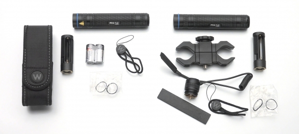 The different issued accessories sets for the PL60 and PL60RS