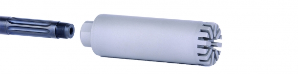 New B&T M.A.R.S. suppressors, the silent revolution The M.A.R.S. DM silencer, installed directly on a threaded muzzle