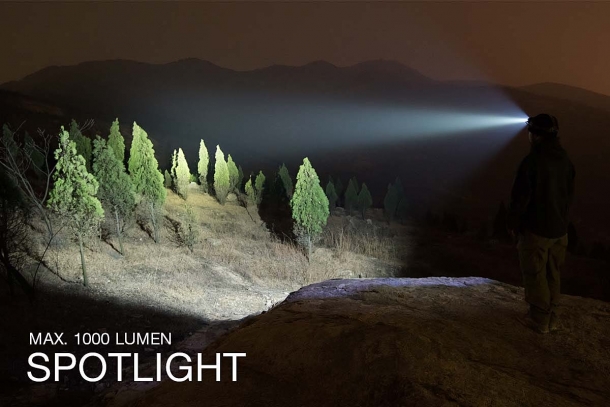 The HP30R is Fenixlight's latest head-mounted floodlamp