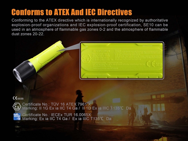 The Fenix SE10 was specifically conceived for industrial environments