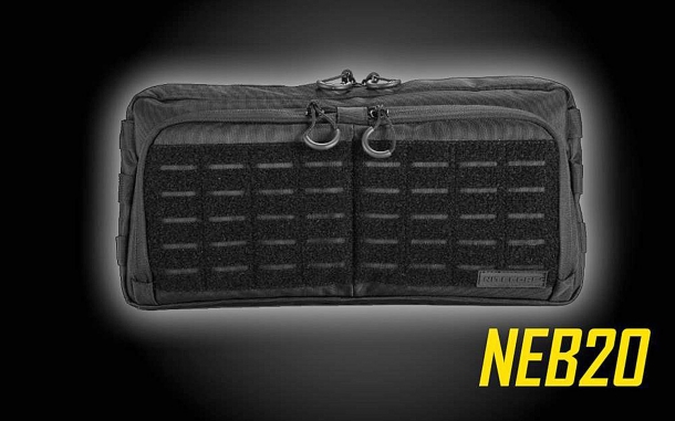 Nitecore NTC10, NEB10 and NEB20: the unexpected tactical bags The Nitecore NEB20 bag