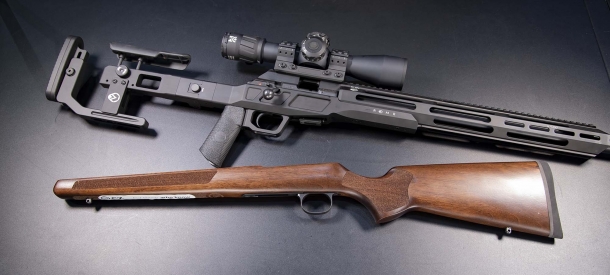 Rome "Lorica": lo chassis per trasformare la carabina CZ 457 in una mini-Victrix