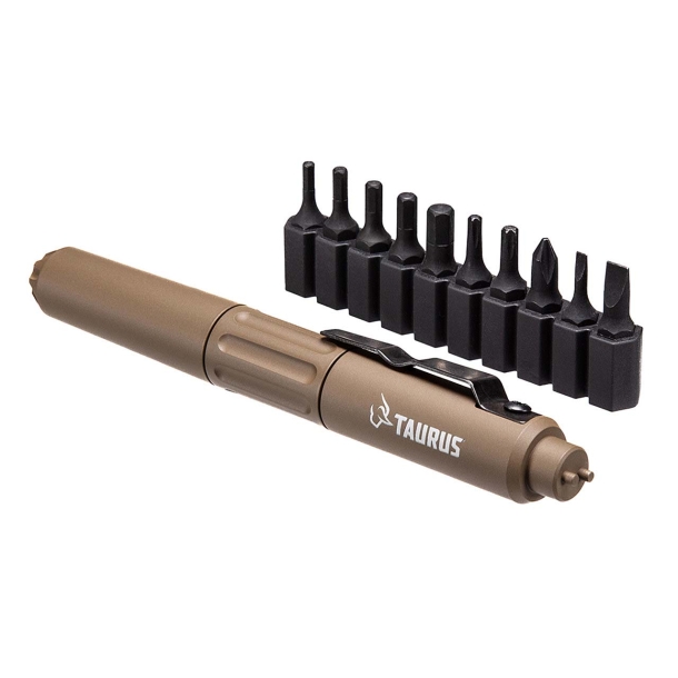 Taurus Multitasker Twist, il multitool da campo Strumento multiruolo Taurus Twist Multitasker, versione color sabbia