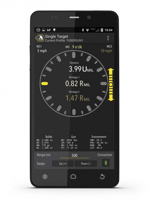 Kestrel HUD, monitor remoto per calcolatori balistici Kestrel HUD, monitor remoto per calcolatori balistici