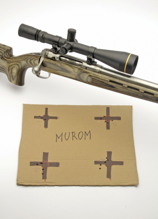 Rosate ottenute con inneschi Murom KVB-223M Small Rifle Magnum