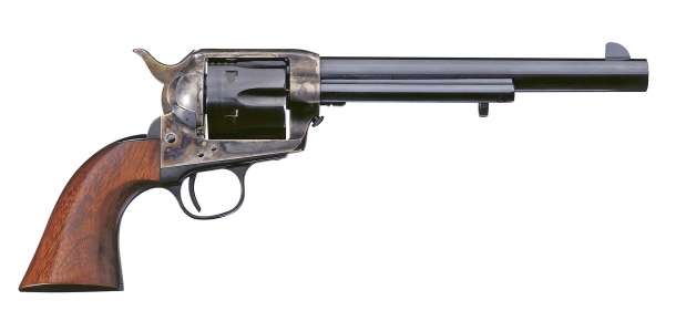 Why the Winchester 1873 was not chambered for the .45 Colt Modern Uberti replica of the Colt Single Action Army 1873, chambered in .45 Colt