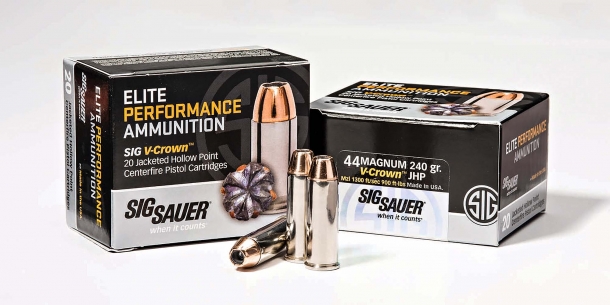 Munizioni SIG Sauer Elite Performance Munizioni SIG Sauer Elite Performance calibro .44 Magnum con palle da 240 grani