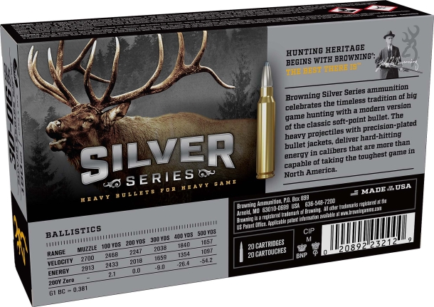 Browning introduces new Silver Series hunting ammunition Browning introduces new Silver Series hunting ammunition