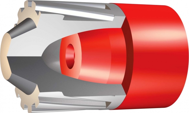 A cutaway of the new Winchester Deer Season slug projectile