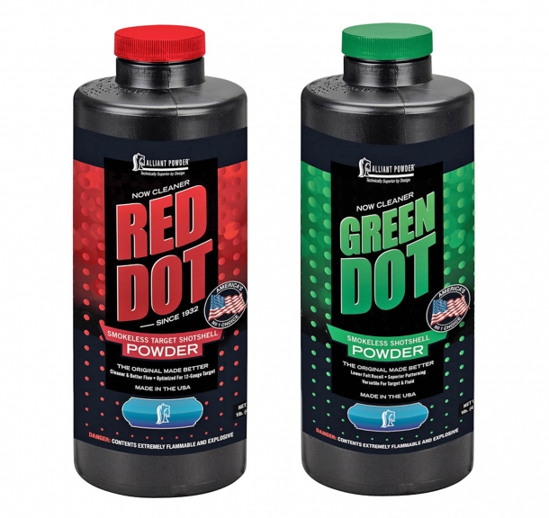 Polveri Alliant Powder Green Dot E Red Dot Polveri Alliant Powder Green Dot E Red Dot