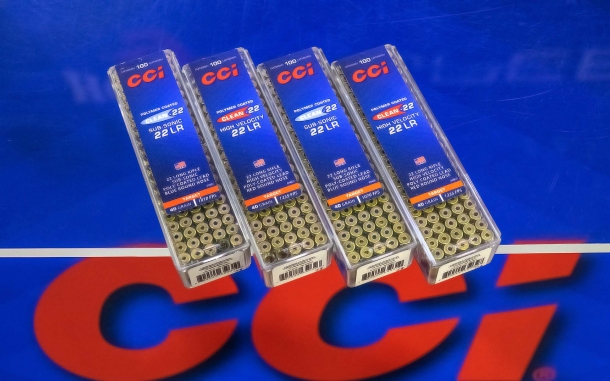 CCI Clean 22 rimfire ammunition CCI Clean 22 rimfire ammunition