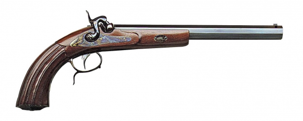 La Banda Grossi: le armi storiche Pedersoli ancora sul grande schermo! Pistola avancarica Mang