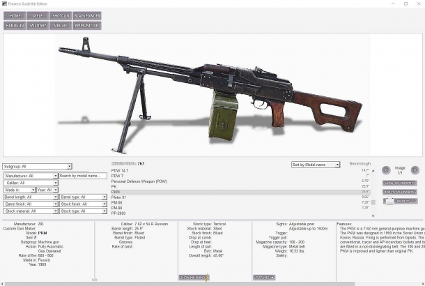 Firearms Guide: l'ottava edizione è su USB! ...e per un'arma militare. La Firearms Guide è veramente completa!