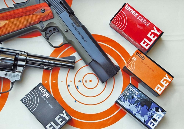 Cartucce Eley calibro .22 LR 