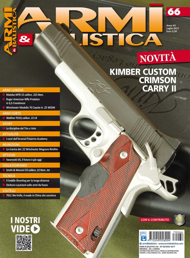 ARMI & BALISTICA: in edicola il numero di luglio Armi & Balistica: in edicola il numero di luglio 2017