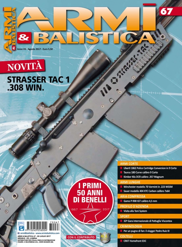 ARMI & BALISTICA: in edicola il numero di agosto Armi & Balistica: è in edicola il numero di agosto 2017