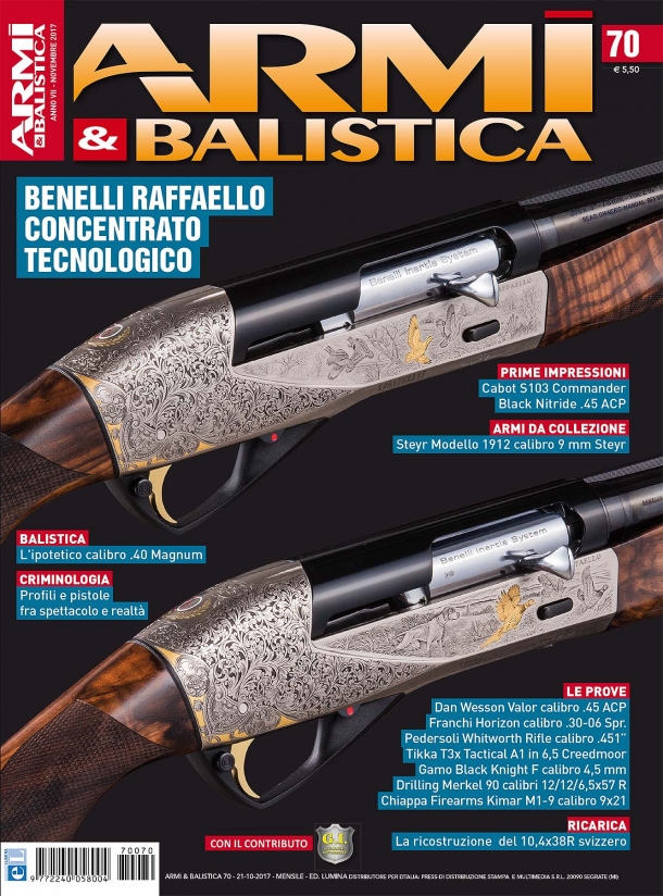 ARMI & BALISTICA: in edicola il numero di novembre ARMI & BALISTICA: in edicola il numero di novembre