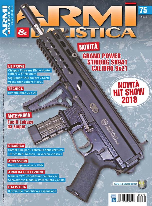 ARMI & BALISTICA: in edicola il numero di aprile ARMI & BALISTICA: in edicola il numero di aprile