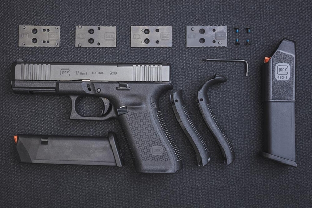 Glock G45 Gen5 e G17, G19 e G34 MOS Gen5