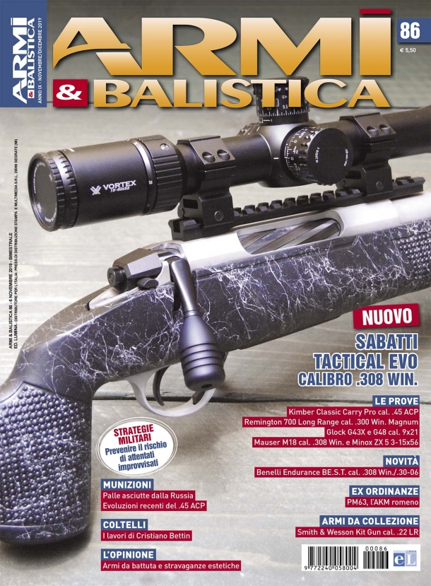 ARMI & BALISTICA: in edicola il numero di novembre-dicembre