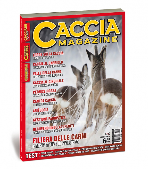 Caccia Magazine, la nuova rivista di caccia e cultura venatoria La copertina del primo numero di Caccia Magazine